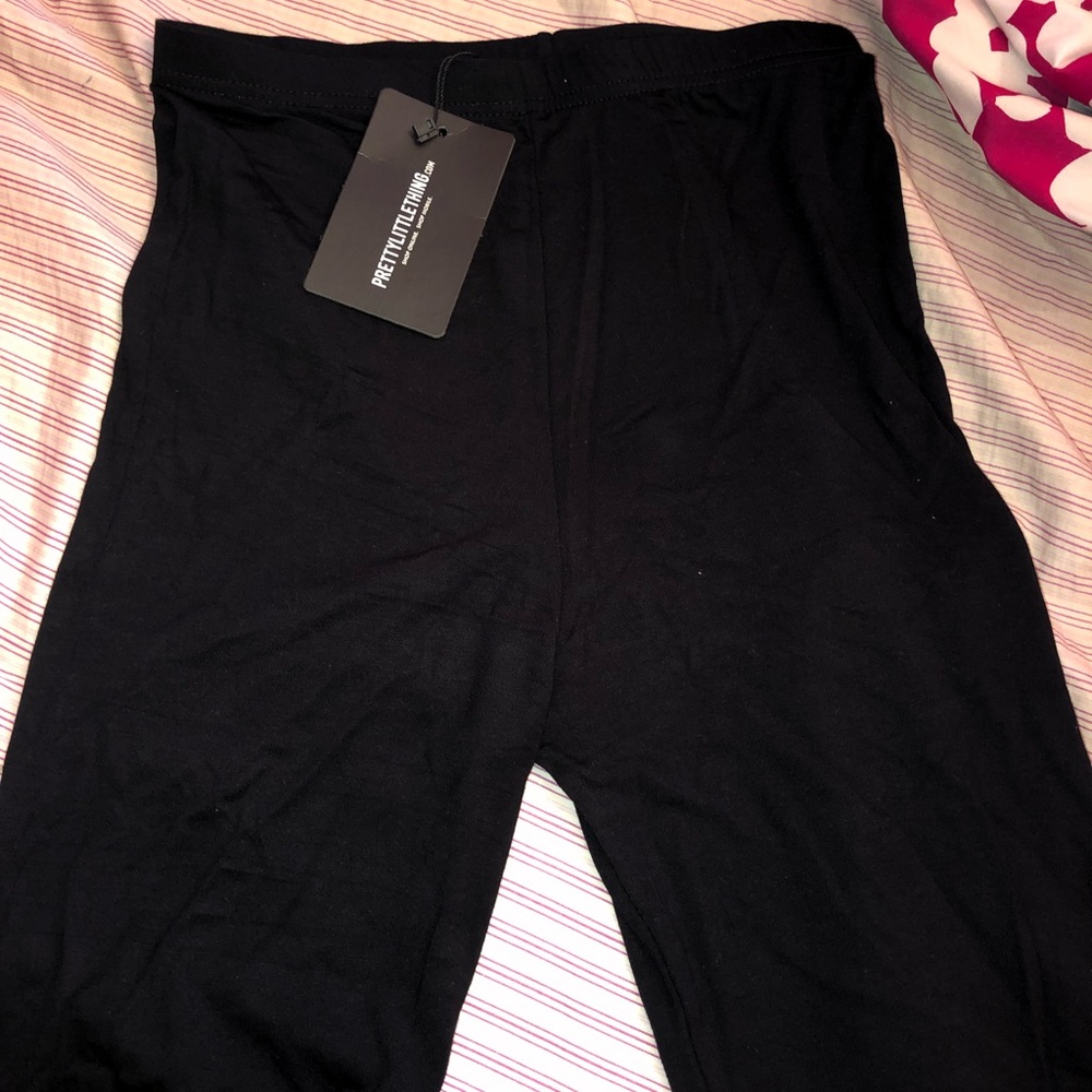 PLT black bike shorts